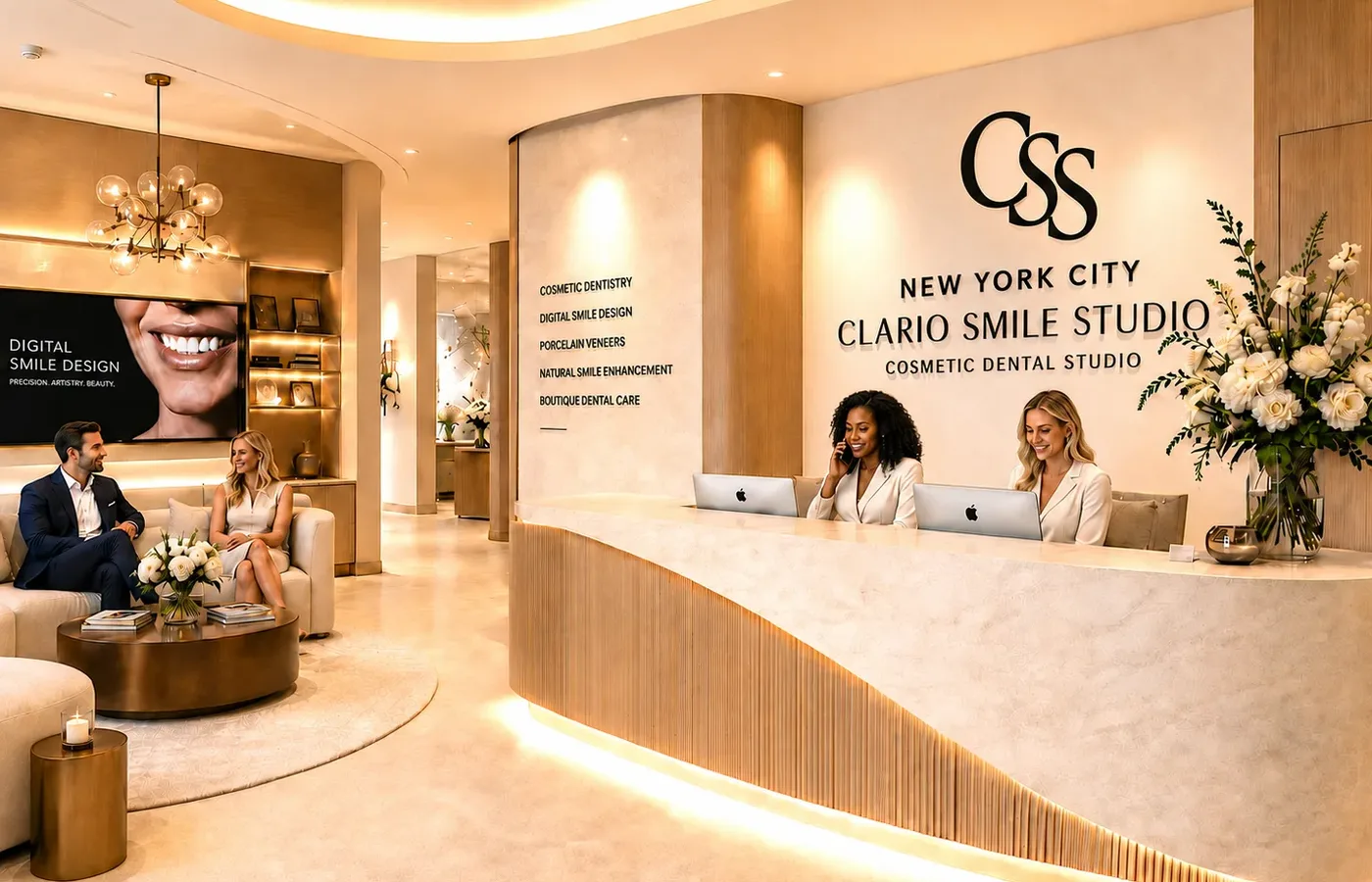 Clario Smile Studio — Cosmetic & Smile Design website demo